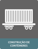 Painéis sanduíche para a construção de contentores