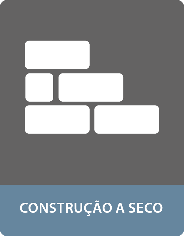 Colagem na construção a seco