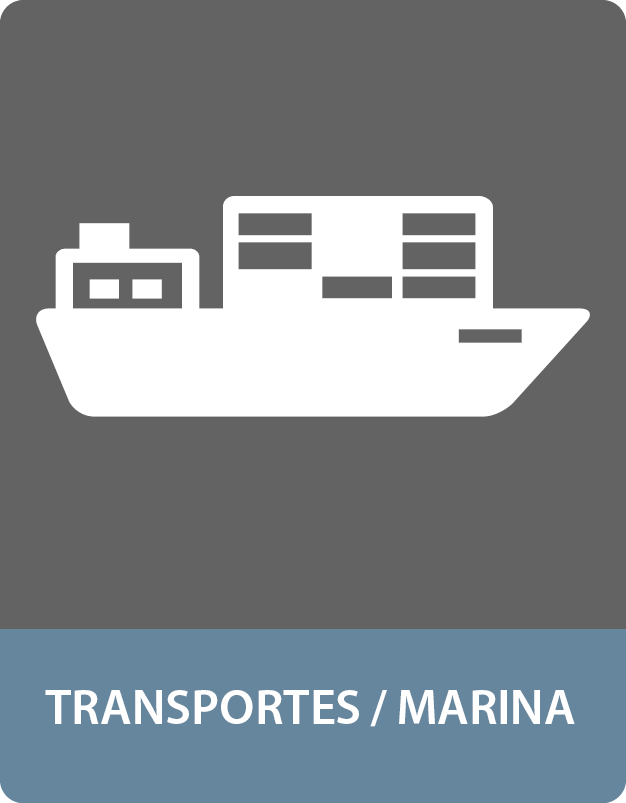 Colagem nos transportes e construção naval