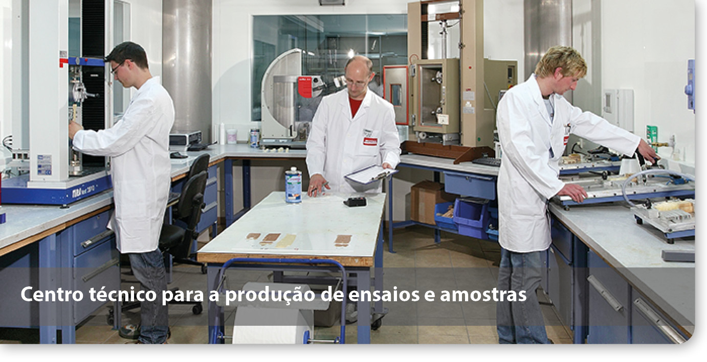 Centro tecnológico para fabricação de amostras e modelos para colas