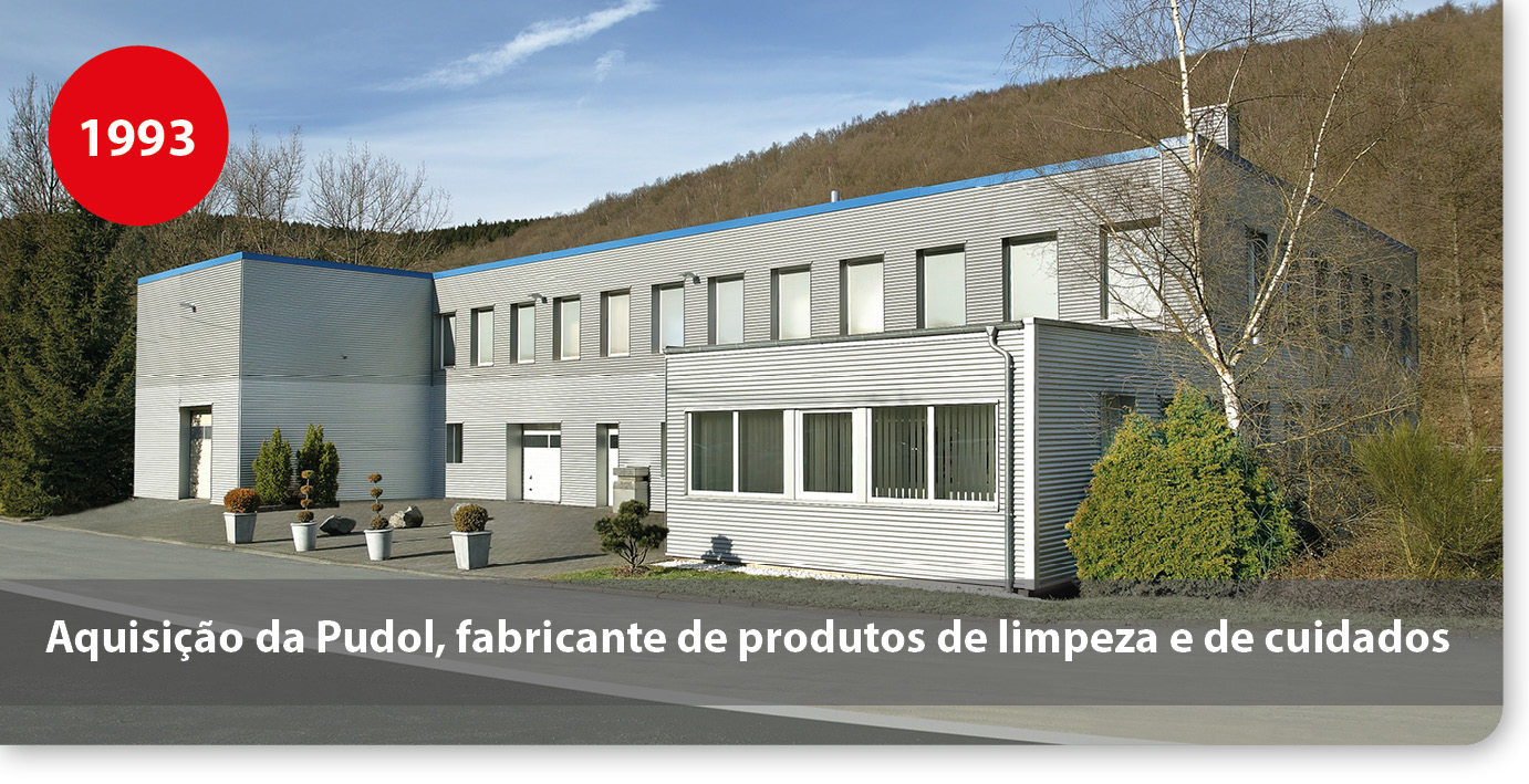 Edifício da Pudol, fabricante de produtos de limpeza e tratamento