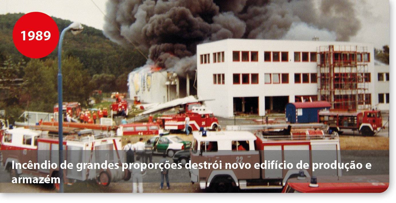 Incêndio nos pavilhões de produção de colas